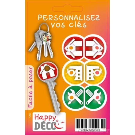 STICKER CLES x3