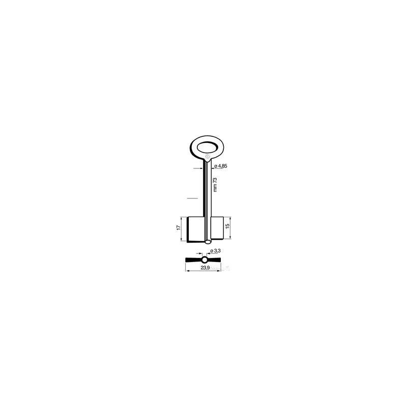 CLE COFFRE-FORT FOREE      L73