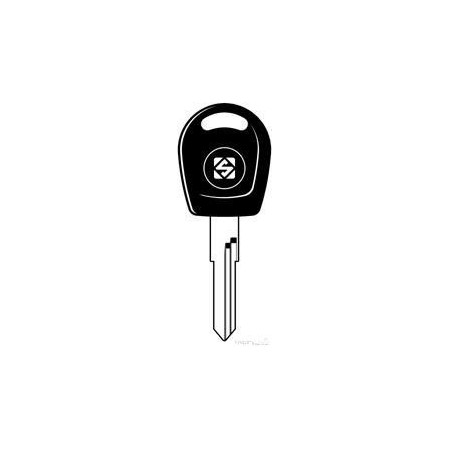 CLE TRANSPONDER SANS CHIP AVEC BOUCHON
