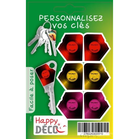 STICKER CLES x3