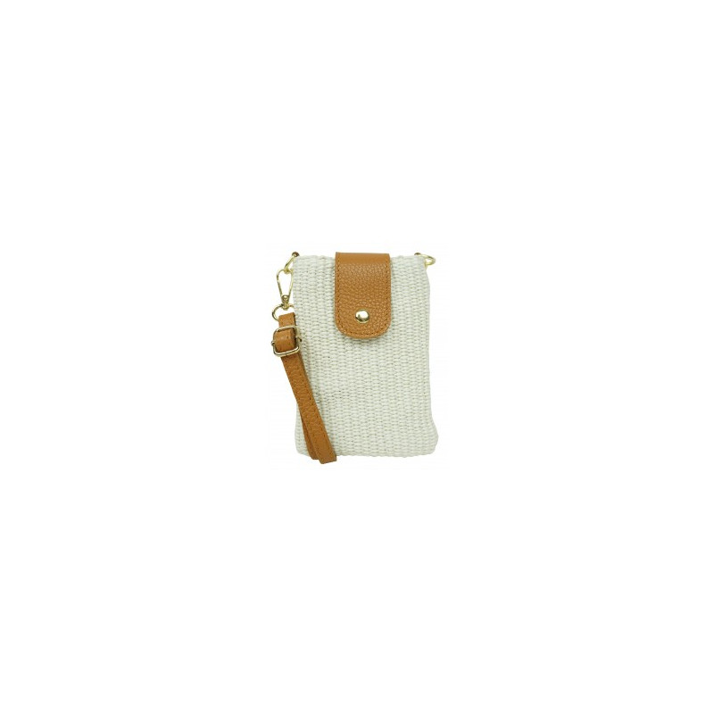 POCHETTE PORTABLE D3204 RAPHIA