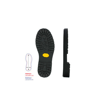 SEMELLE VIBRAM YELLOW BOOT