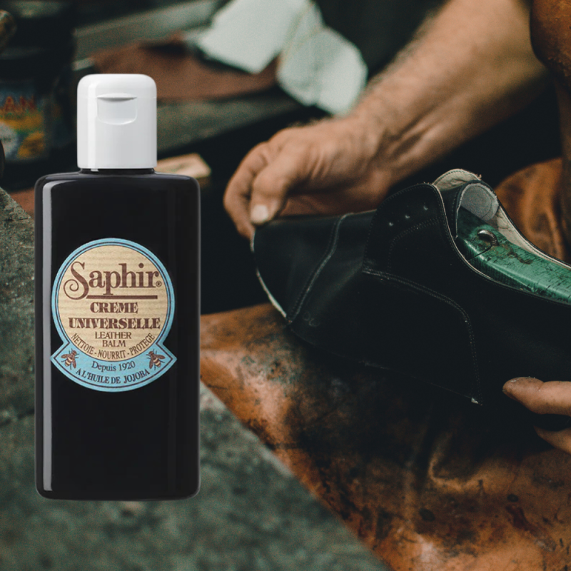 SAPHIR CREME UNIVERSELLE NOIRE 150ML