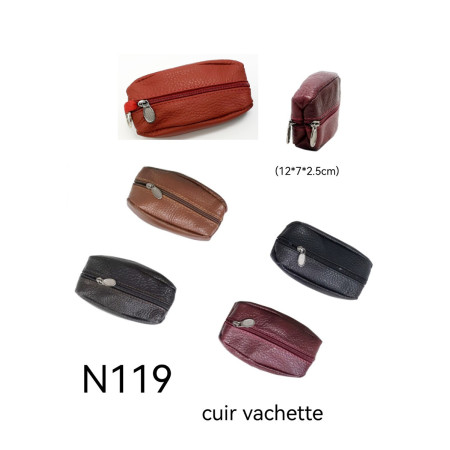 PM CUIR VACHETTE GRAIN DE CAFE N119