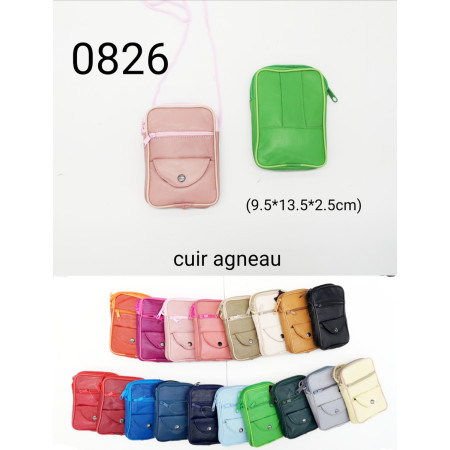 PM CUIR TOUR DE COU AGNEAU 0826