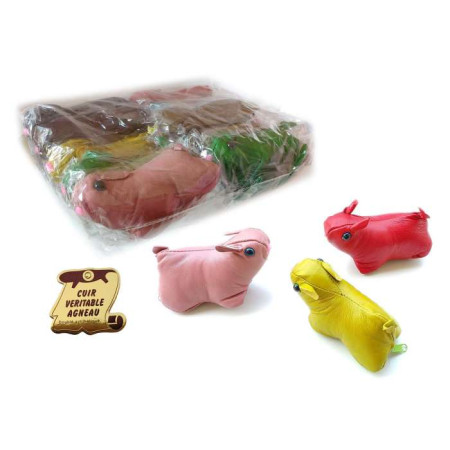 PM ANIMAUX CUIR LAPIN