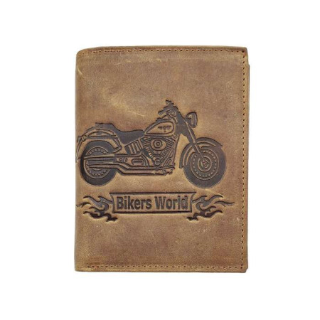 PORTE FEUILLE CUIR VACHETTE GRAVE