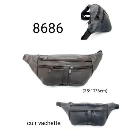 SAC BANANE CUIR 8686