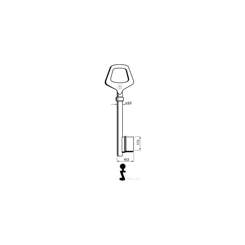 CLE A CHIFFRE TYPE-JPM- L110