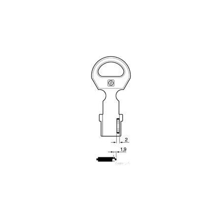 CLE TYPE MUEL  8 GORGES